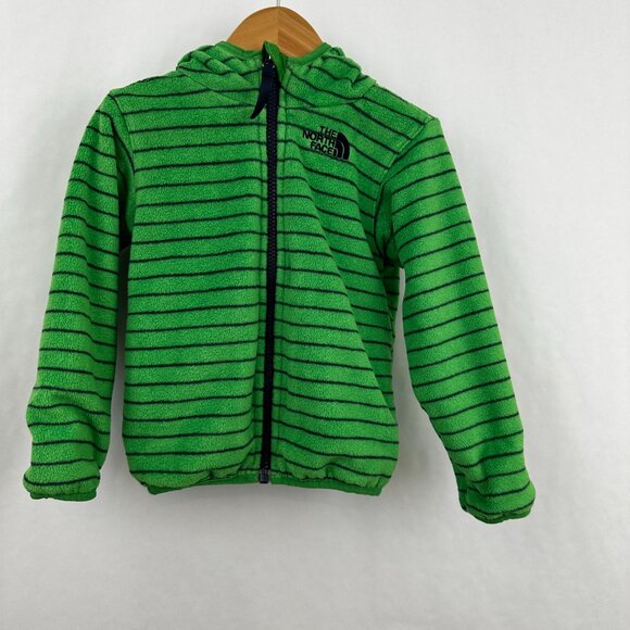 The North Face Kids Reversible Green Blue‎ Jacket Size 3T/ 2 JACKETS IN ONE! - Picture 2 of 4